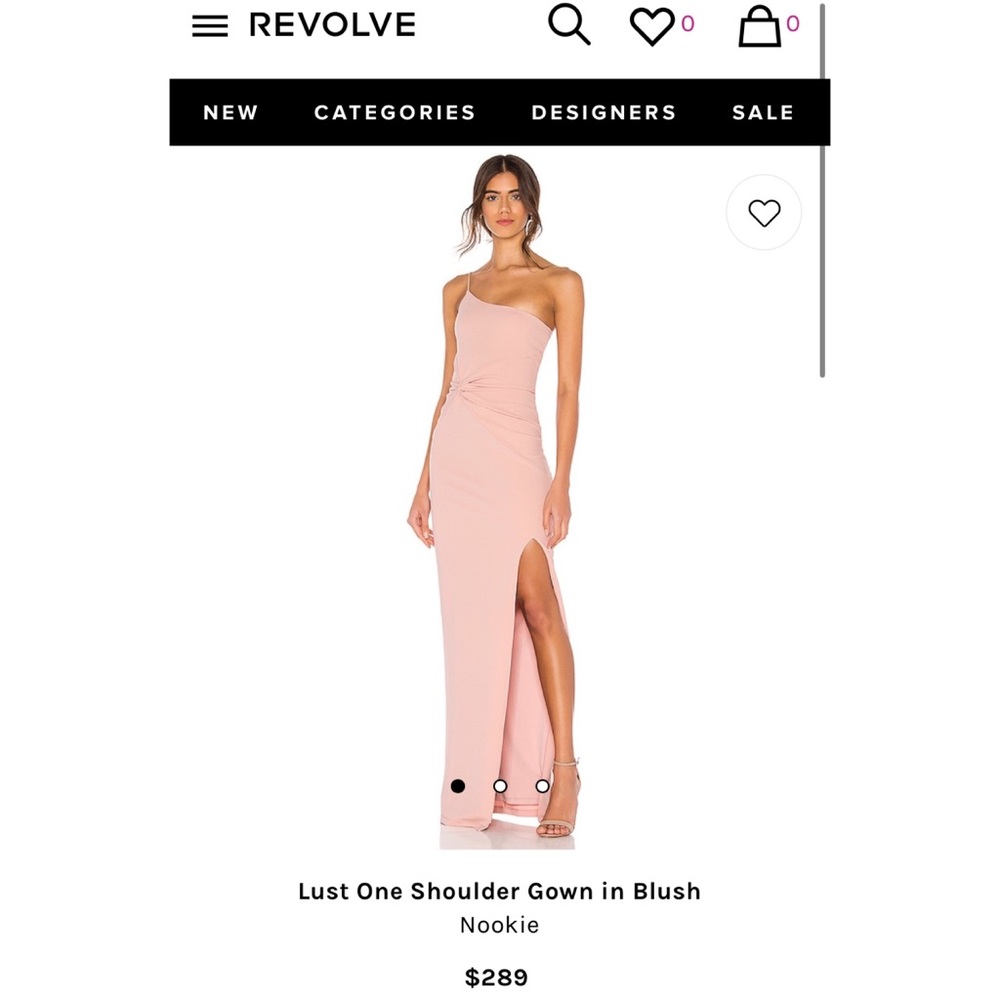 Nookie Lust One Shoulder Gown